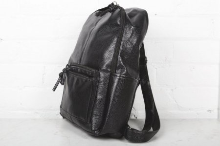 Black fashion woman backpack